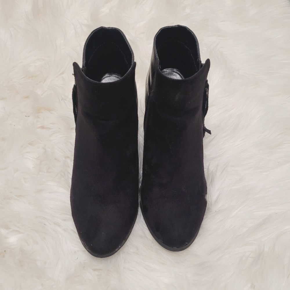Suede ankle boots